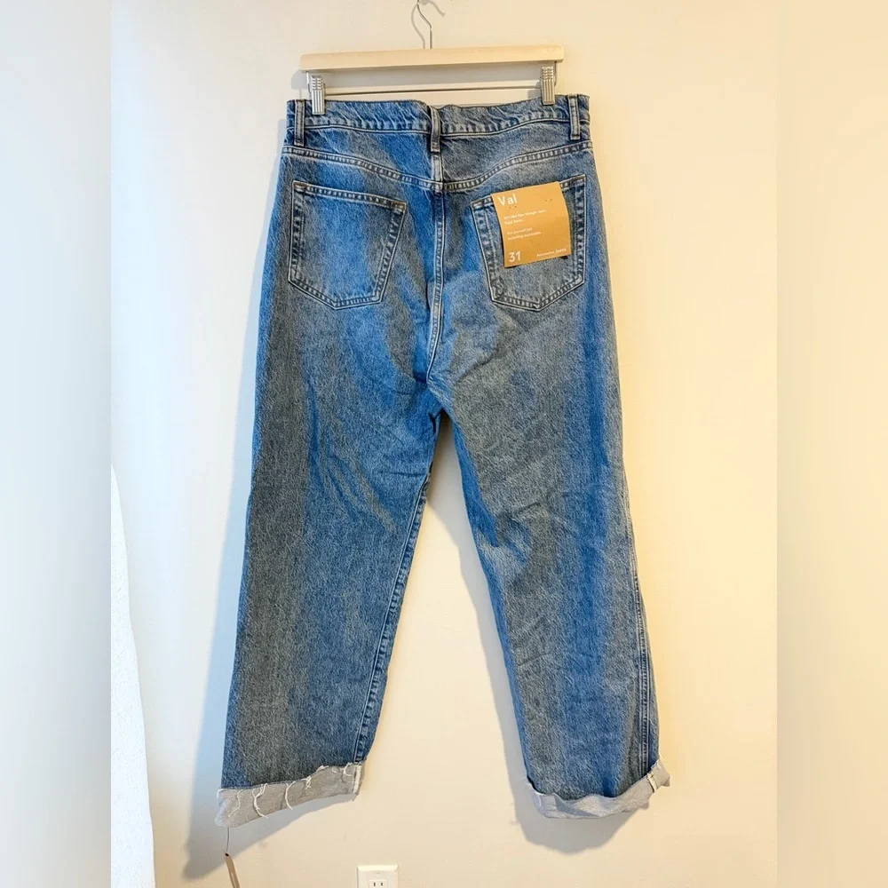 Reformation Val 90s Mid-Rise Straight-Leg Jeans NWT - Picture 9 of 9